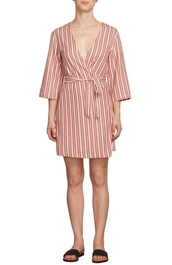 Women's Volcom Pull Here Wrap Dress - Red