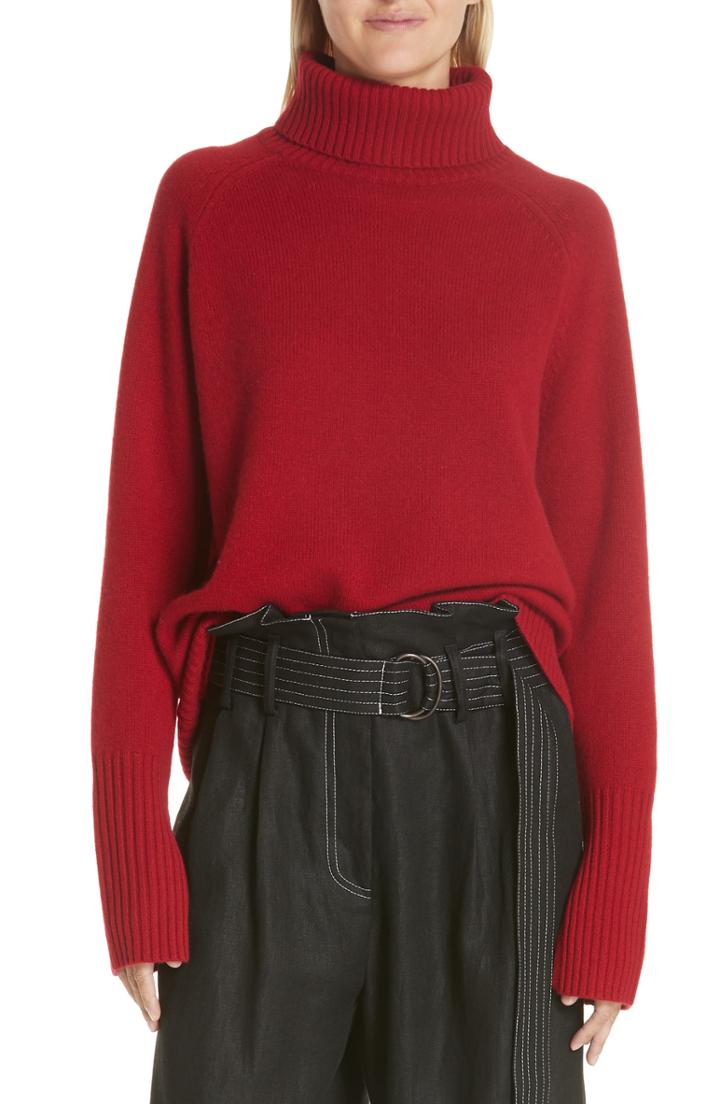 Women's Lee Mathews Cashmere Turtleneck Sweater