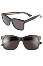 Women's Gucci 56mm Sunglasses - Black/ Grey