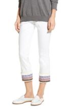 Women's Jag Jeans Embellished Denim Pants - White