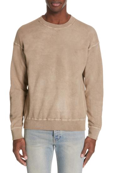 Men's John Elliott X Nordstrom Crewneck Sweatshirt, Size - White