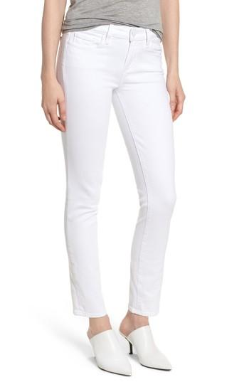 Women's Paige Skyline Ankle Peg Skinny Jeans - White