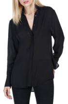 Women's Paige Clemence Silk Shirt - Black