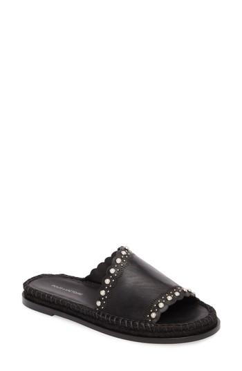 Women's Pour La Victoire Pia Espadrille Slide Sandal .5 M - Black