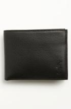 Men's Polo Ralph Lauren Leather Passcase Wallet - Black