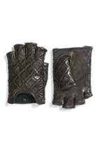 Women's Rebecca Minkoff Quilted Goatskin Leather Fingerless Gloves