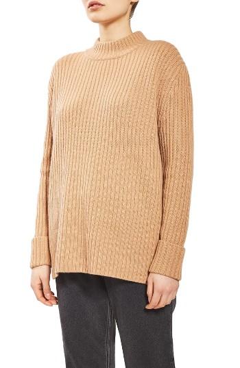 Women's Topshop Boutique Cutout Wool Sweater