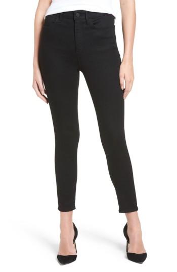 Women's Treasure & Bond Charity High Waist Crop Skinny Jeans - Black