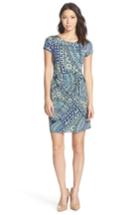 Women's Leota Side Tie Jersey Sheath Dress - Blue