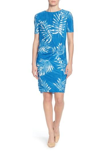 Women's Catherine Catherine Malandrino Dina Micropleat Dress - Blue