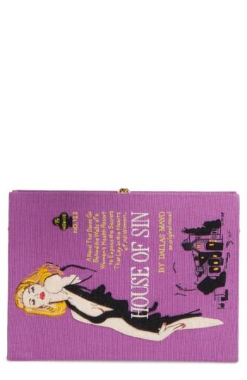 Olympia Le-tan House Of Sin Book Clutch - Pink