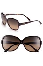 Women's Maui Jim Maile 60mm Polarizedplus Sunglasses - Dark Tortoise