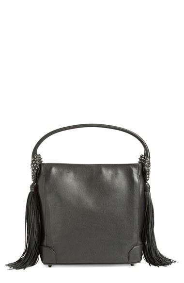 Christian Louboutin 'eloise Empire' Studded Calfskin Leather Hobo -