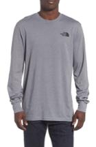 Men's The North Face Red Box Long Sleeve T-shirt - Grey