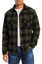 Men's Smartwool Anchor Line Flannel Shirt Jacket, Size - Green