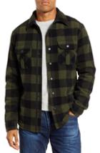 Men's Smartwool Anchor Line Flannel Shirt Jacket, Size - Green