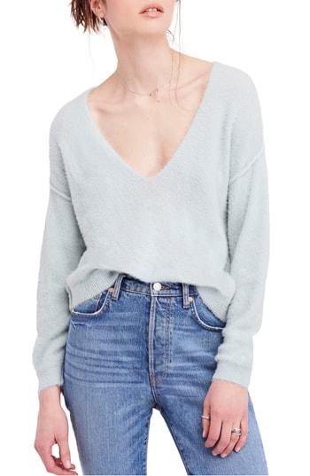 Women's Free People Princess Sweater - Blue/green