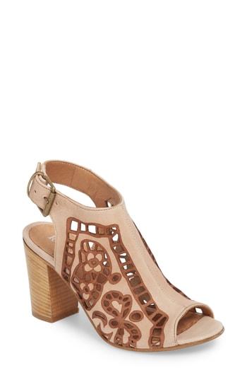 Women's Ron White Sabrina Floral Cutout Shield Sandal Eu - Pink