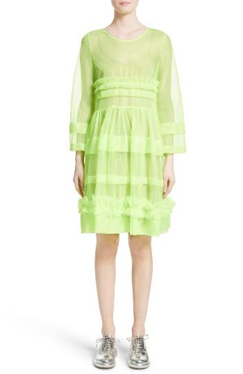 Women's Molly Goddard Patty Dress - Green