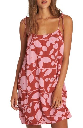 Women's Billabong Night Out Print Camisole Dress - Pink
