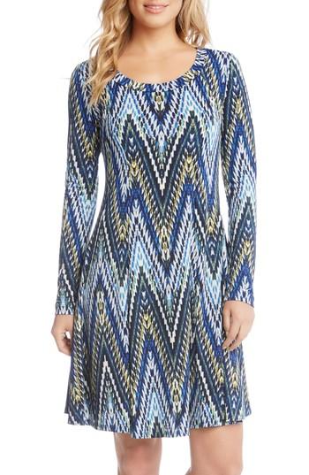 Women's Karen Kane Long Sleeve A-line Dress