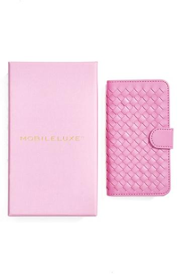 Women's Mobileluxe Iphone 6/6s Wallet Case - Pink
