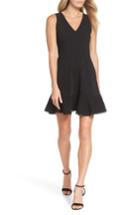 Women's Adelyn Rae Zahara Cutout Fit & Flare Dress - Black