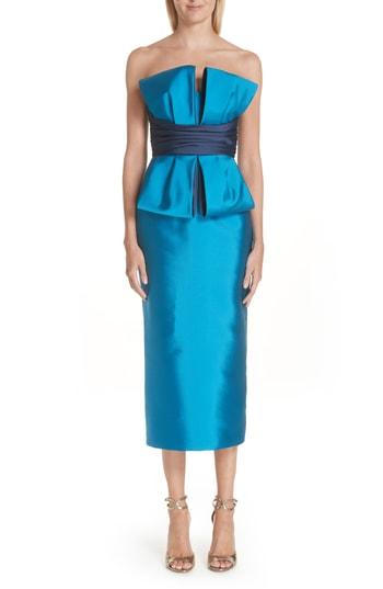 Women's Verdin Origami Bow Cocktail Dress - Blue