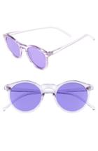 Women's Bp. 49mm Round Sunglasses - Clear/ Purple