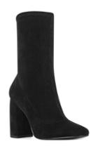 Women's Nine West Cal Stretch Corduroy Bootie M - Black