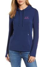 Women's Vineyard Vines Etched Logo Performance Hoodie - Blue