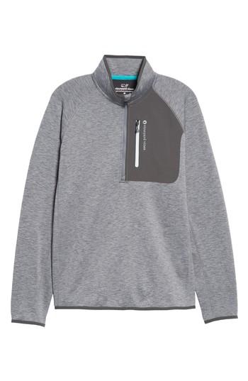 Men's Vineyard Vines Tech Colorblock Quarter Zip Pullover