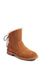 Women's Ugg Naiyah Lace-back Genuine Shearling Boot M - Metallic