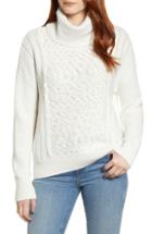 Women's Caslon Cowl Neck Boucle Sweater - Ivory