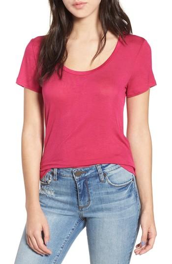 Women's Pst By Project Social T Scoop Neck Tee - Pink