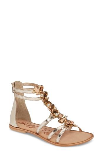 Women's Naughty Monkey Darla Crystal Embellished Sandal .5 M - Pink