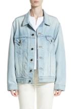 Women's Khaite Cate Oversize Denim Jacket /small - Blue