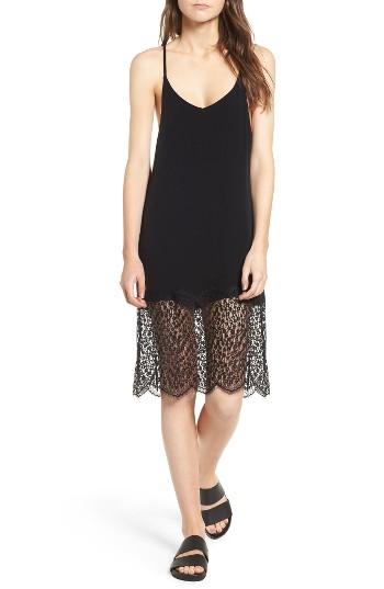 Women's Rails Sevilla Lace Hem Slipdress - Black