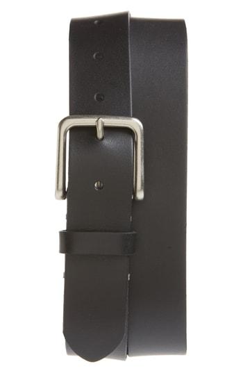 Men's 1901 Moro Bar Tack Leather Belt - Black