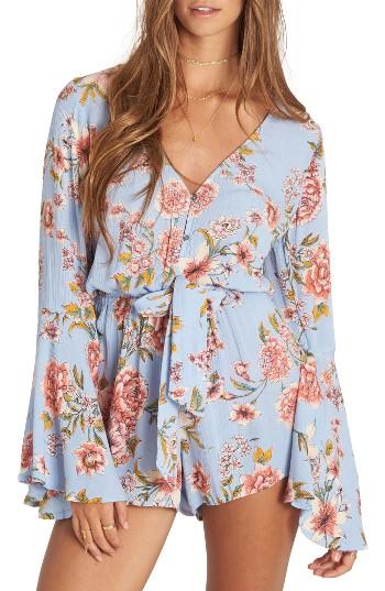 Women's Billabong Sittin Pretty Floral Print Romper