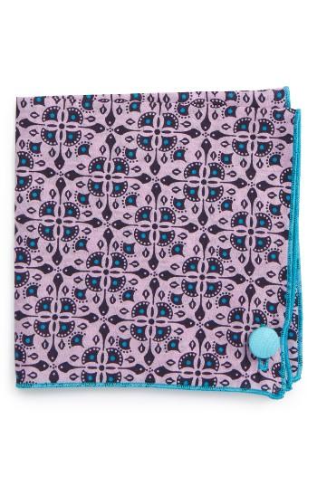 Men's Armstrong & Wilson Child's Play Cotton Pocket Square