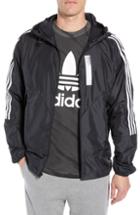 Men's Adidas Hooded Track Jacket - Black