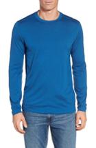 Men's Ibex 'all Day' Long Sleeve Merino Wool Jersey T-shirt - Blue