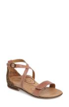 Women's Aetrex Brenda Embellished Cross Strap Sandal Eu - Pink