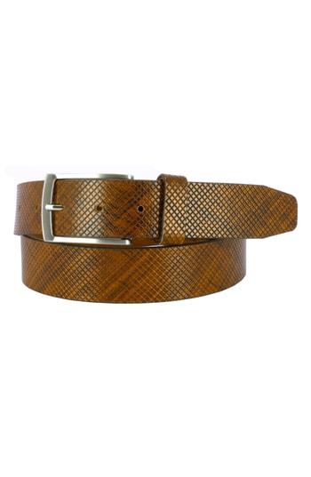 Men's Remo Tulliani Dodge Embossed Leather Belt