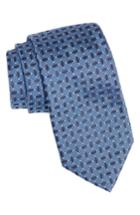 Men's Hugo Boss Geometric Silk Tie, Size - Purple