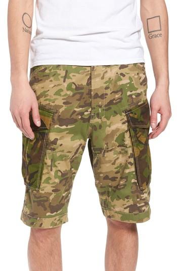 Men's G-star Raw Rovic Mix Loose Fit Shorts - Beige