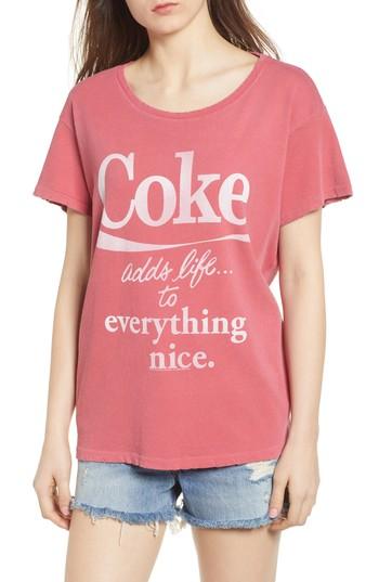 Women's Junk Food Coke Tee, Size - Red