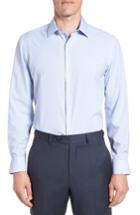 Men's W.r.k Trim Fit Stretch Geometric Dress Shirt - Blue