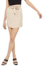 Women's Topshop Paperbag Waist Skirt Us (fits Like 2-4) - Beige